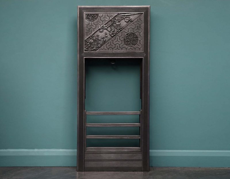 Thomas Jeckyll Aesthetic Movement Register Grate with Blossom Detail