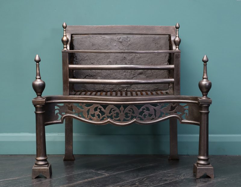 19th Century English Serpentine Fire Grate