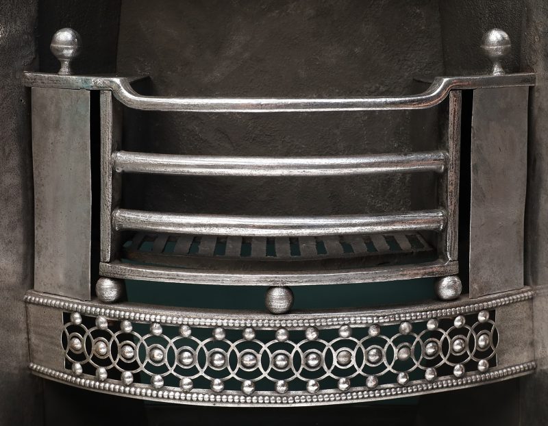 18th Century Georgian Polished Wrought Register Grate