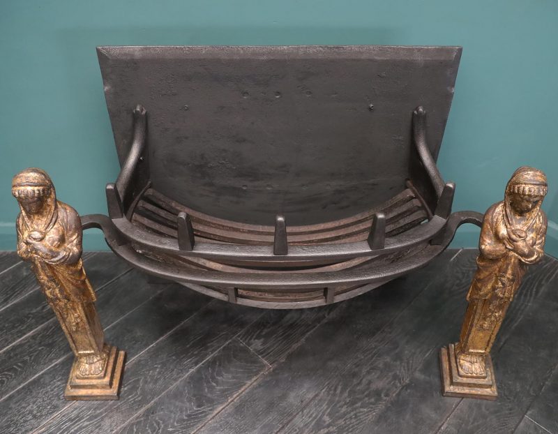 A Late 18th / early 19th century Wrought-Iron & Cast Fire Grate