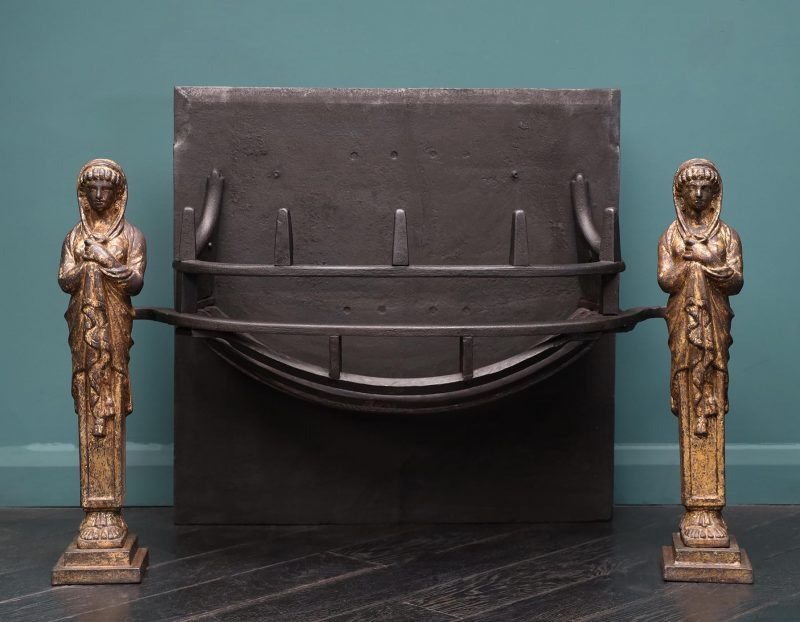 A Large Greek-Revival Fire Grate in the Manner & of the Period, Thomas Hope Circa 1800